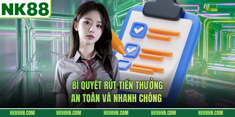 Bí quyết rút tiền thưởng an toàn và nhanh chóng 