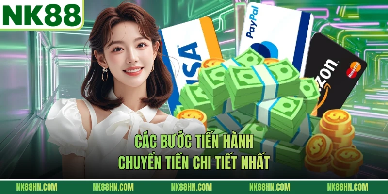 Các bước tiến hành chuyển tiền chi tiết nhất