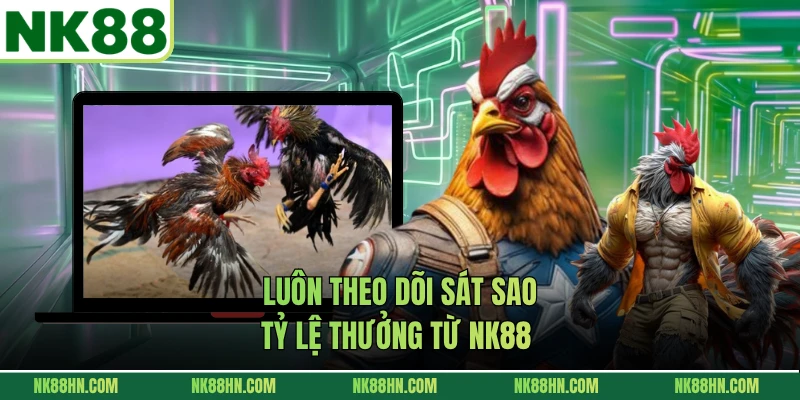 Luôn theo dõi sát sao tỷ lệ thưởng từ NK88 