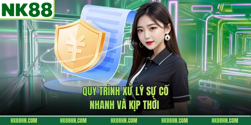 Quy trình xử lý sự cố nhanh và kịp thời 